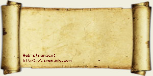 Andjelina Radenović vizit kartica